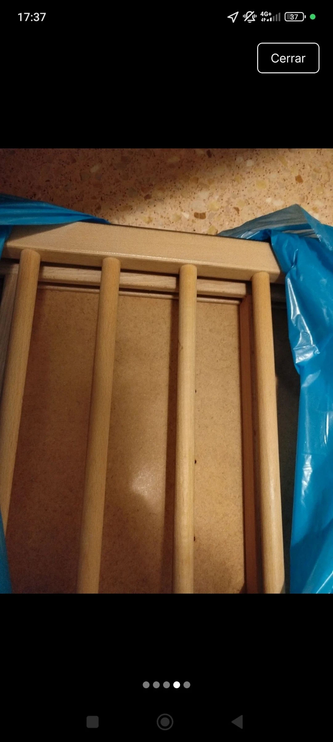 Cama Gulliver Ikea de madeira natural com colchão – photo 4
